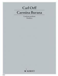 ORFF - CARMINA BURANA. CANTIONES PROFANE, PARTITURA