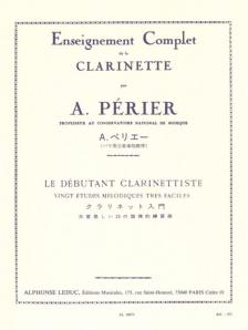 PÉRIER,A. - LE DÉBUTANT CLARINETTISTE