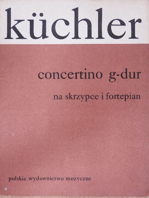 Ferdynand Küchler - Concertino G-dur [antikvár]