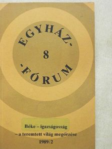 Anand Veeraradsh - Egyházfórum 1989/2. [antikvár]