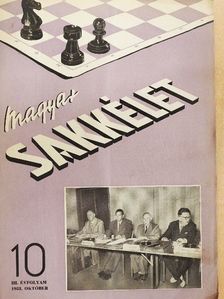 Sipos Ferenc - Magyar Sakkélet 1953. október [antikvár]