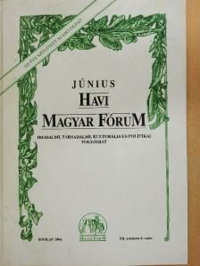 Bálint István János - Havi Magyar Fórum 2004. június [antikvár]