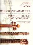 HAYDN J. - BARYTONDARABOK I, BARYTONÁTIRATOK GITÁRRA ÉS GITÁRKAMARÁRA (BÜKI RICHÁRD)