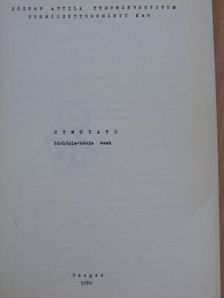 Utmutató [antikvár]