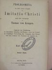 Karl Hirsche - Prolegomena zu einer neuen Ausgabe der Imitatio Christi nach dem Autograph des Thomas von Kempen I. [antikvár]