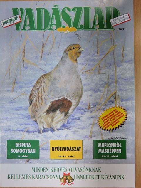 Békés Sándor - Magyar Vadászlap 2000. december [antikvár]