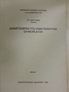 Dr. Lehel Csaba - Számítógépes folyamatirányítás gyakorlatok [antikvár]