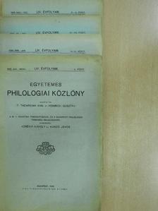 Alföldi András - Egyetemes Philologiai Közlöny 1930. január-december [antikvár]