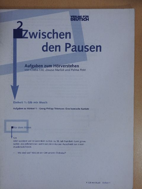 Csaba Filó - Zwischen den Pausen 2 [antikvár]