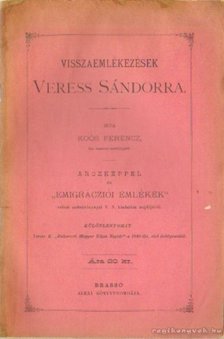 Koós Ferencz - Visszaemlékezések Veress Sándorra [antikvár]
