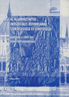 Az államháztartás ökoszociális reformjának szükségessége és lehetőségei [antikvár]