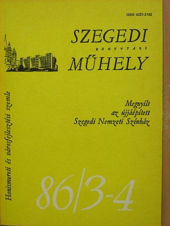 Apró Ferenc - Szegedi könyvtári műhely 1986/3-4. [antikvár]