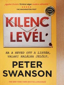 Peter Swanson - Kilenc levél [antikvár]