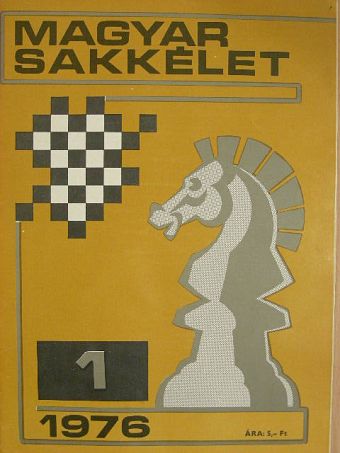 Adorján András - Magyar Sakkélet 1976. január [antikvár]