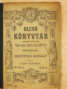 Szophoklész - Oedipus király [antikvár]