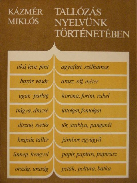 Kázmér Miklós - Tallózás nyelvünk történetében [antikvár]