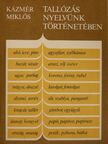 Kázmér Miklós - Tallózás nyelvünk történetében [antikvár]