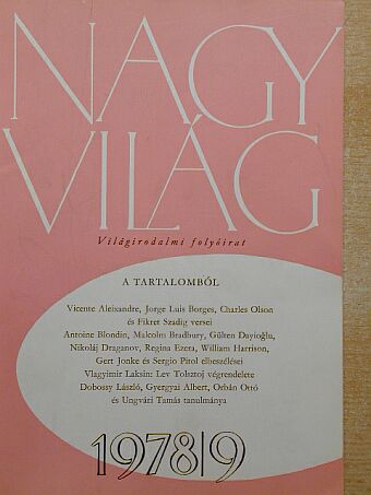 Abádi Nagy Zoltán - Nagyvilág 1978. szeptember [antikvár]