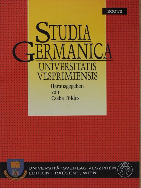 Elke Donalies - Studia Germanica Universitatis Vesprimiensis 2001/2 [antikvár]