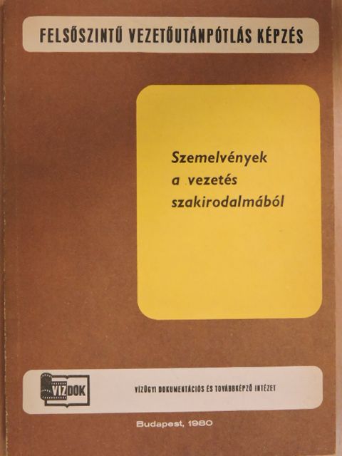 Dr. Péter Judit - Szemelvények a vezetés szakirodalmából [antikvár]