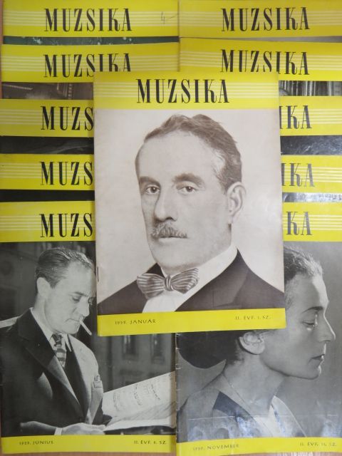 Abody Béla - Muzsika 1959. (nem teljes évfolyam) [antikvár]