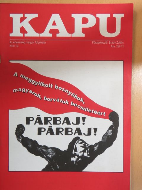 Borbély Zsolt Attila - Kapu 2000/04. [antikvár]