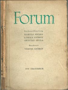 Vértes György - Forum 1946. december [antikvár]