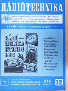 Fáber József - Rádiótechnika 1984. december [antikvár]
