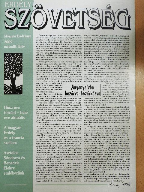 Bakos István - Erdélyi szövetség 2009/II. [antikvár]
