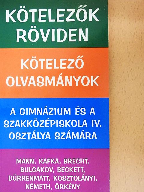 Kötelező olvasmányok [antikvár]