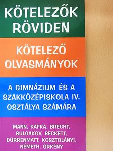 Kötelező olvasmányok [antikvár]
