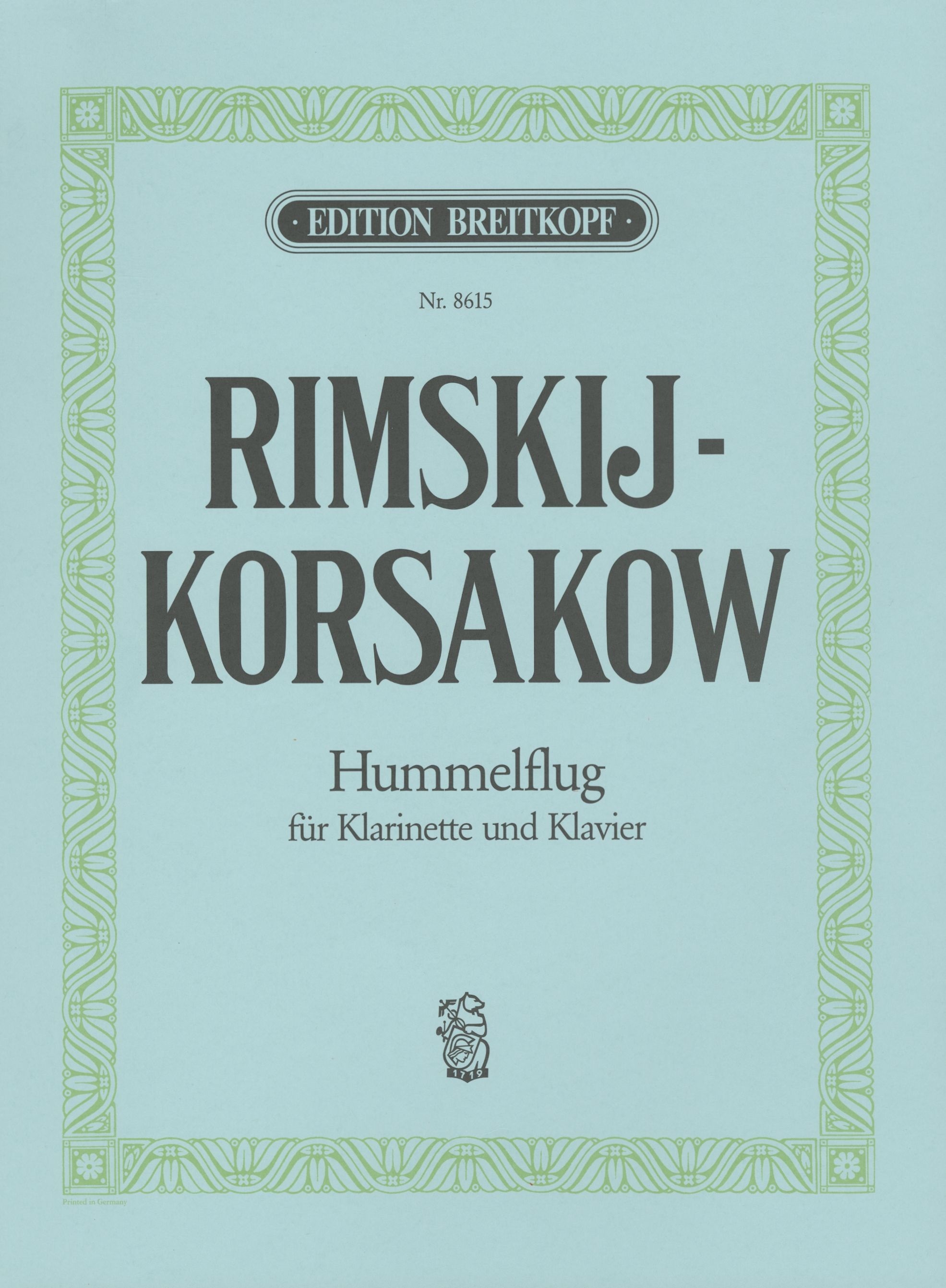 RIMSKIJ-KORSAKOV - HUMMELFLUG FÜR KLARINETTE UND KLAVIER
