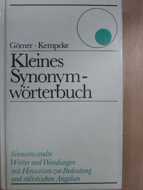 Günter Kempcke - Kleines Synonymwörterbuch [antikvár]