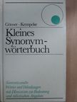 Günter Kempcke - Kleines Synonymwörterbuch [antikvár]