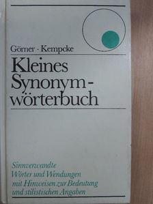 Günter Kempcke - Kleines Synonymwörterbuch [antikvár]