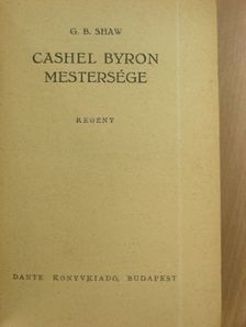 Bernard Shaw - Cashel Byron mestersége [antikvár]