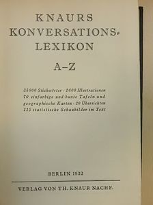 Knaurs konversations-lexikon A-Z [antikvár]