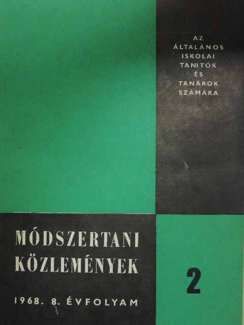 Baksa József - Módszertani közlemények 1968/2. [antikvár]