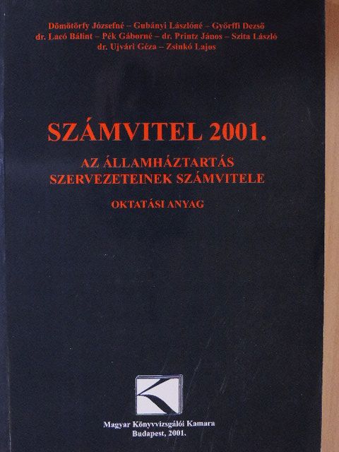 Dömötörfy Józsefné - Számvitel 2001. [antikvár]