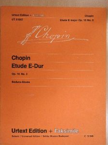 Frédéric Chopin - Etude E-Dur/E major op. 10 No. 3 [antikvár]