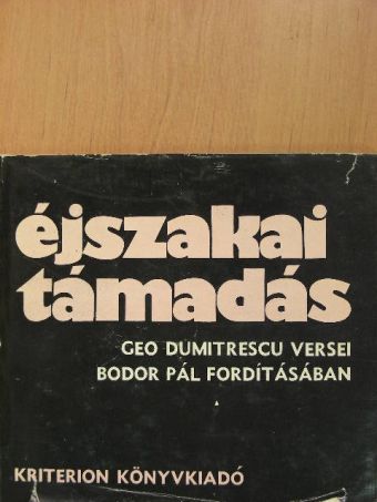 Geo Dumitrescu - Éjszakai támadás [antikvár]