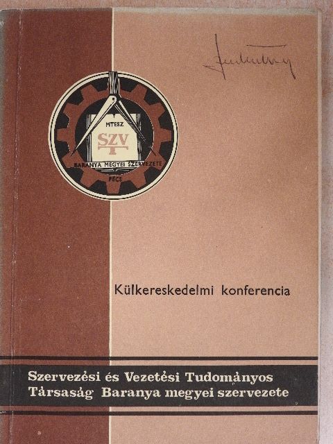 Berényi Lajos - Külkereskedelmi konferencia [antikvár]