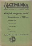 Kun Margit - Házimunka 1937 - II. évfolyam 14. szám [antikvár]