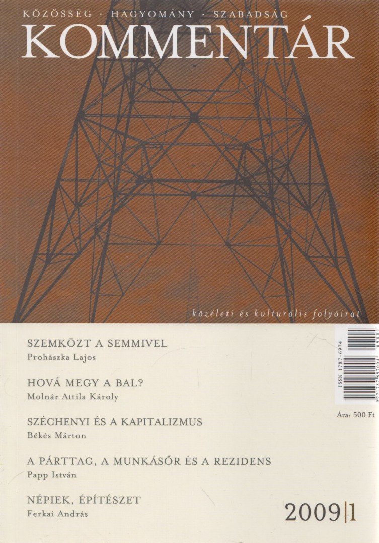 Kommentár 2009/1 [antikvár]