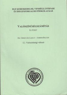 Dr. Csernyák László, Jámbor Balázs - Valószínűségszámítás 8. füzet [antikvár]
