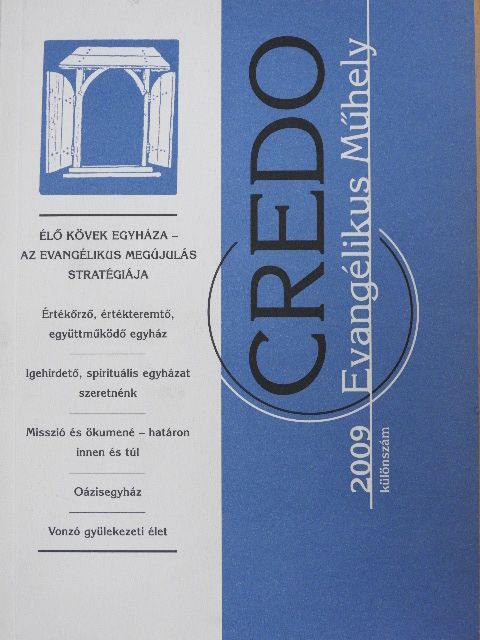 Csermely Péter - Credo 2009. különszám [antikvár]