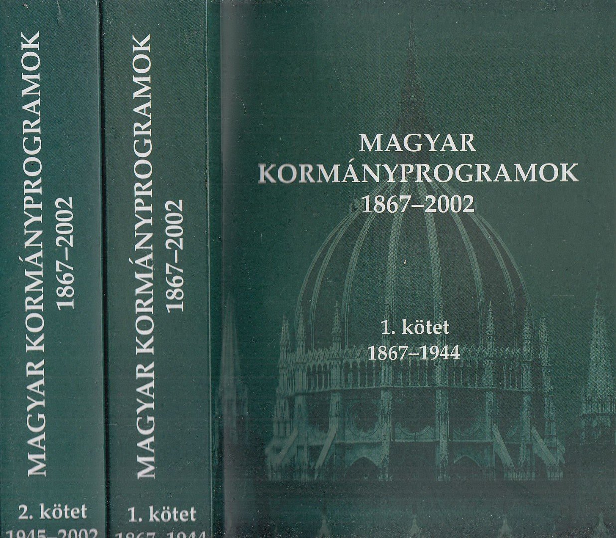 KISS PÉTER - Magyar Kormányprogramok 1867-2002. I-II. [antikvár]
