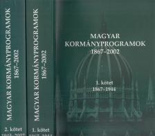 KISS PÉTER - Magyar Kormányprogramok 1867-2002. I-II. [antikvár]