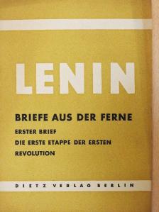 V. I. Lenin - Briefe aus der Ferne [antikvár]