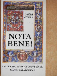 Győri Gyula - Nota bene! [antikvár]